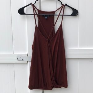 Maroon American Eagle Tank Top